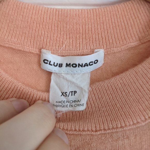 *3 for $45* Peach Merino Crewneck - Picture 3 of 3